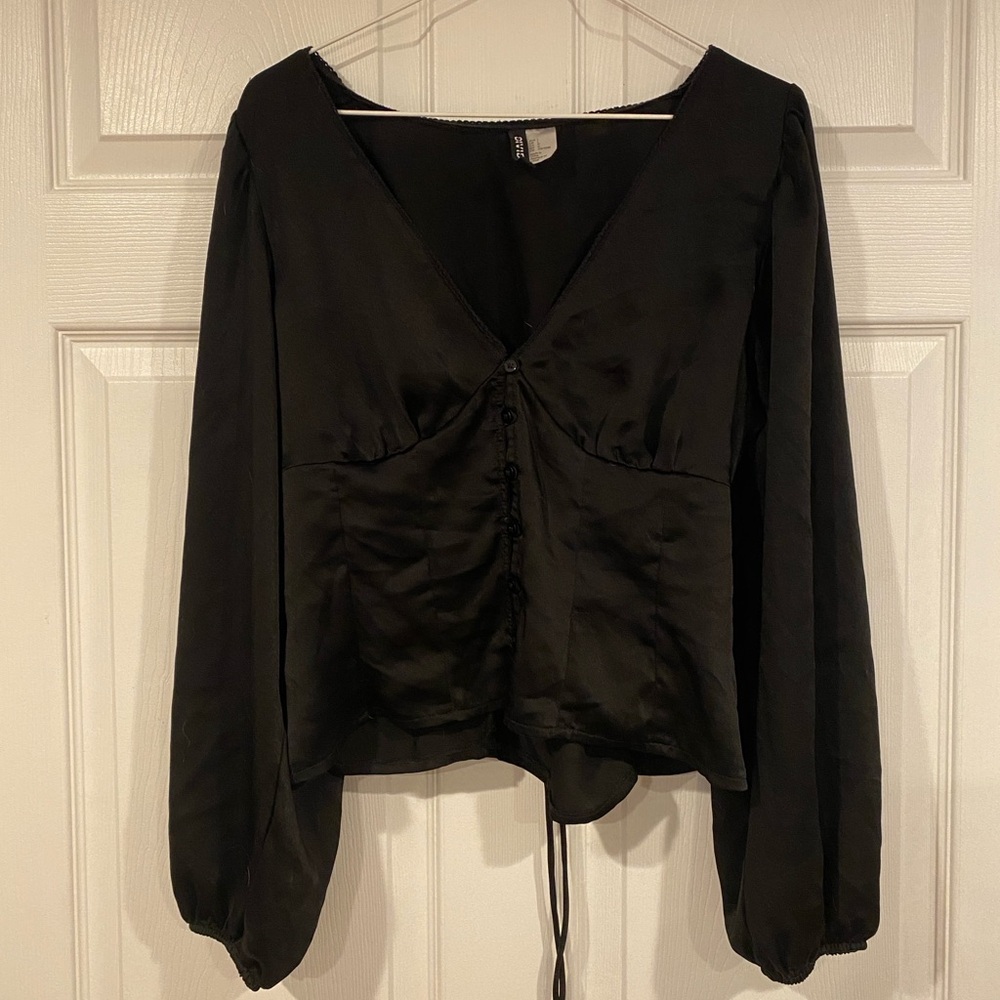 Elegant Black Women's Top